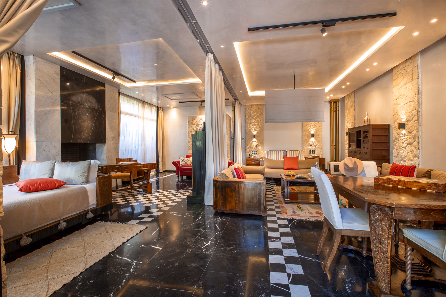Marble Suite with Pool View (140m²)